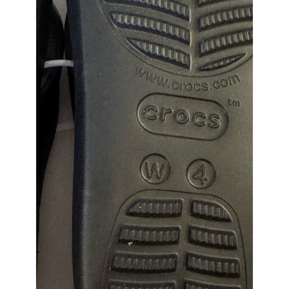 Crocs Baya Platform Flip Flop Sandals - Iconic Comfort Women's Size 4 Black - Picture 5 of 5